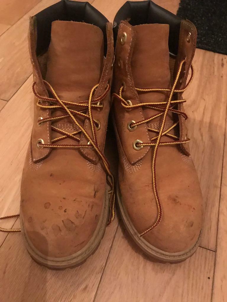 boys timberland boots size 4